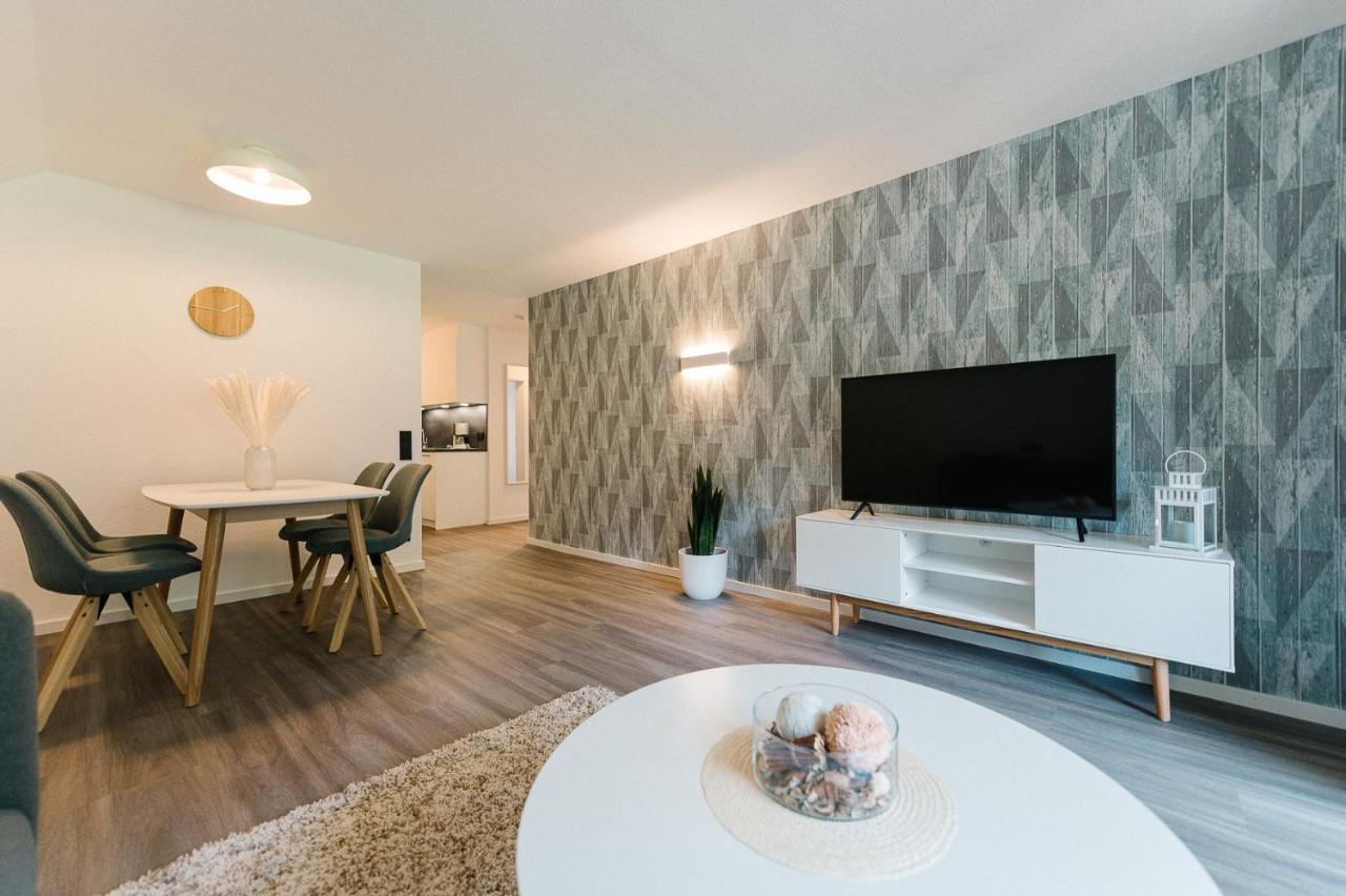 Moderne 3 Zi.-Fewo Scandi Style 70 Qm Naehe Freiburg Apartment Simonswald Bagian luar foto